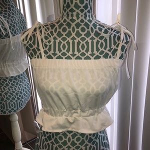 Misguided White Crop Top